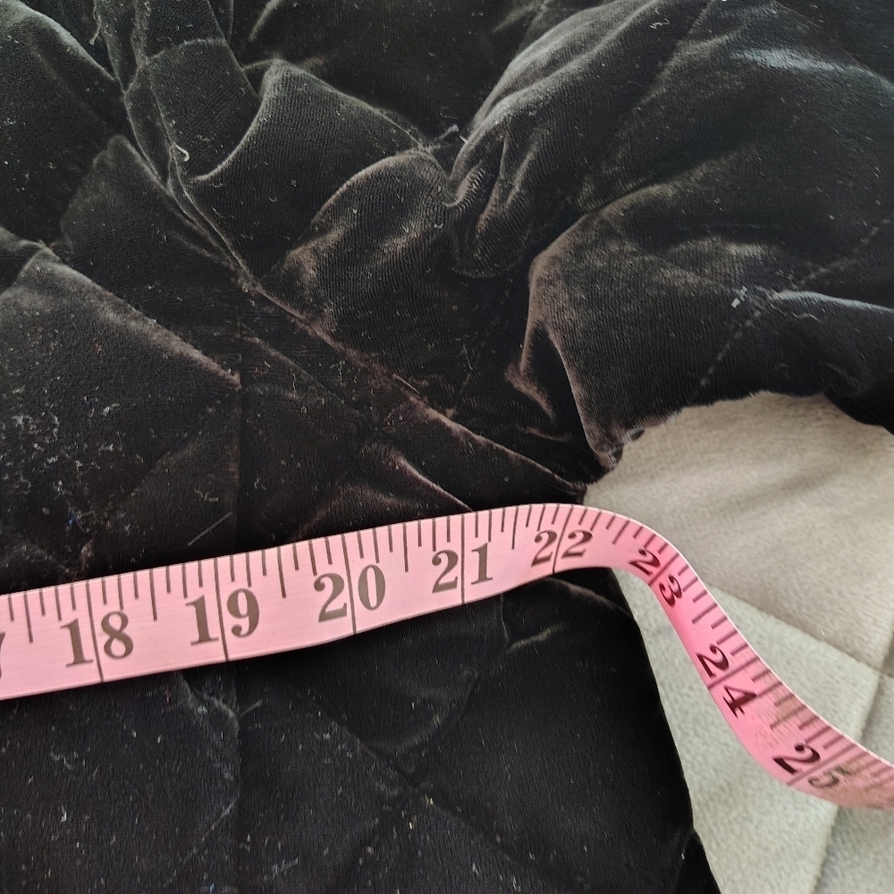 Talbot's Black velvet elegant Asymmetrical Jacket 14 - Picture 8 of 11